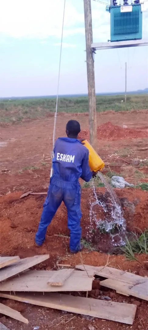 ESKAM Field Engineer Performing Site Works